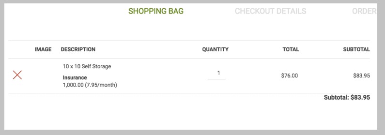 ClickandStor™ 3.0 Review Shopping Cart ClickandStor™ 3.0 Review Shopping Cart